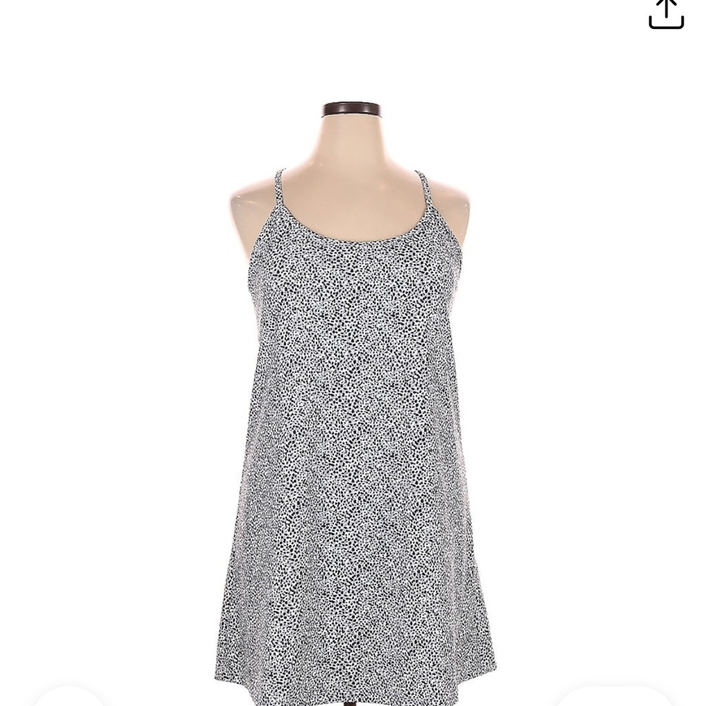 Old Navy Powersoft Blue, Black and White Active Dress
